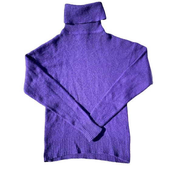 Vintage Turtleneck Knit Sweater Silk/wool blend - Picture 1 of 2